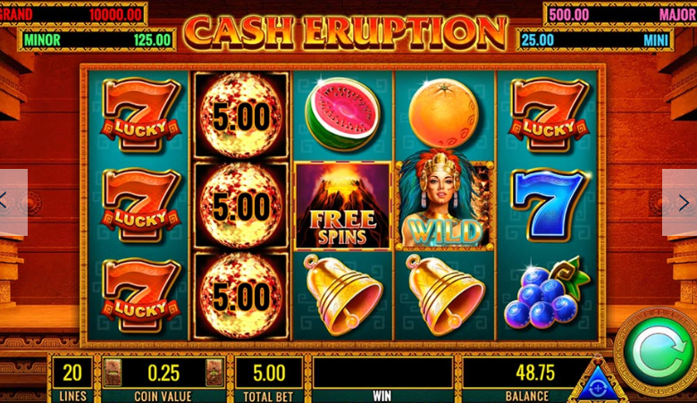 Cash Eruption Slot 1